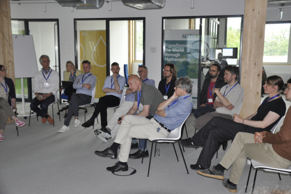 Diskussion in einer Workshopgruppe